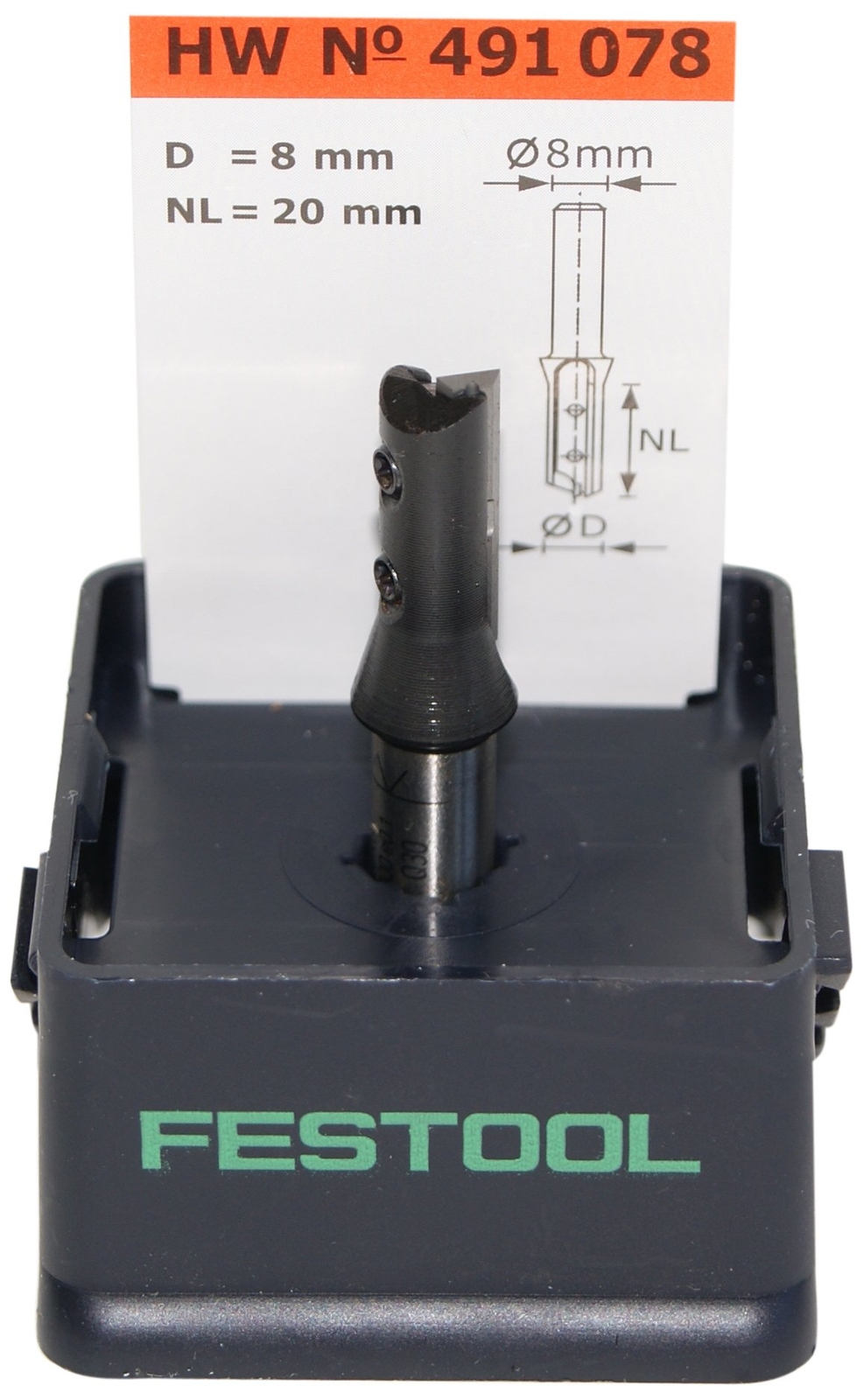 Festool Placas reversibles de fresa de ranuras HW S8 D8/20 WP Z1
