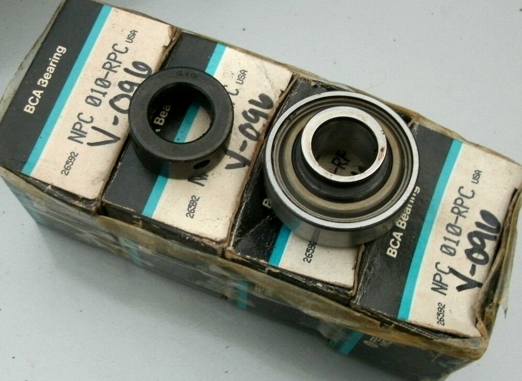 Federal Mogul BCA Bearing NPC 010RPC Lot of 4 Bearings Industrial