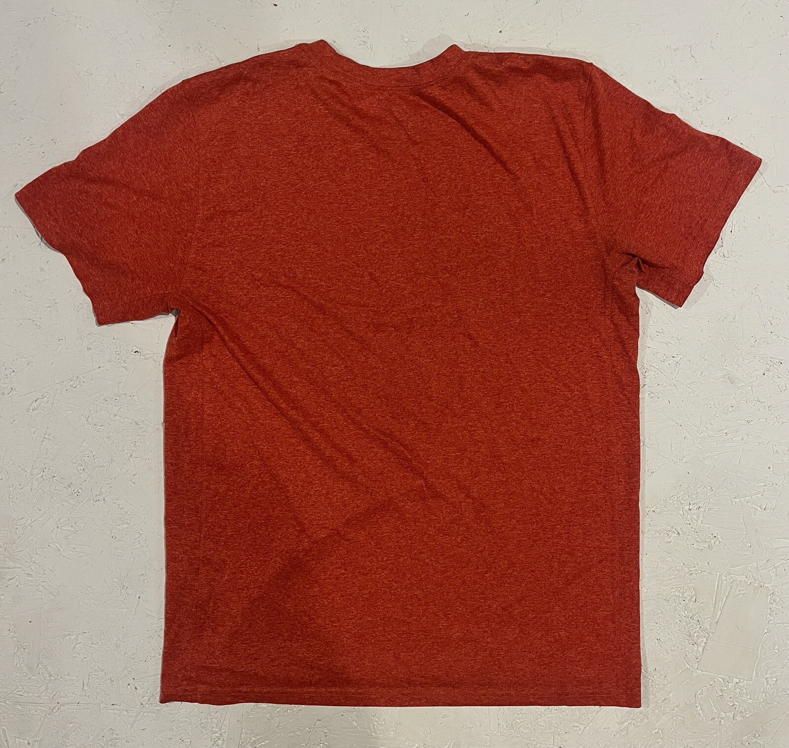 Nike T-Shirt Mens Medium Dri-FIT Training Orange Stretch Workout Gym Athletic thumbnail 8