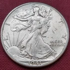 1941 D Walking Liberty Half Dollar 50c High Grade AU + #59480