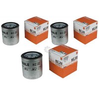 3X Mahle / Knecht Kraftstofffilter KC 22 Fuel Filter