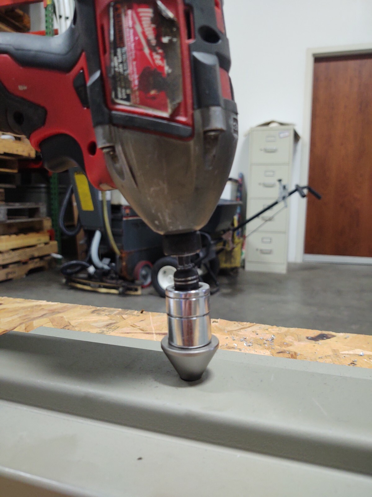 Hollow Metal Frame Door Dimpler eBay