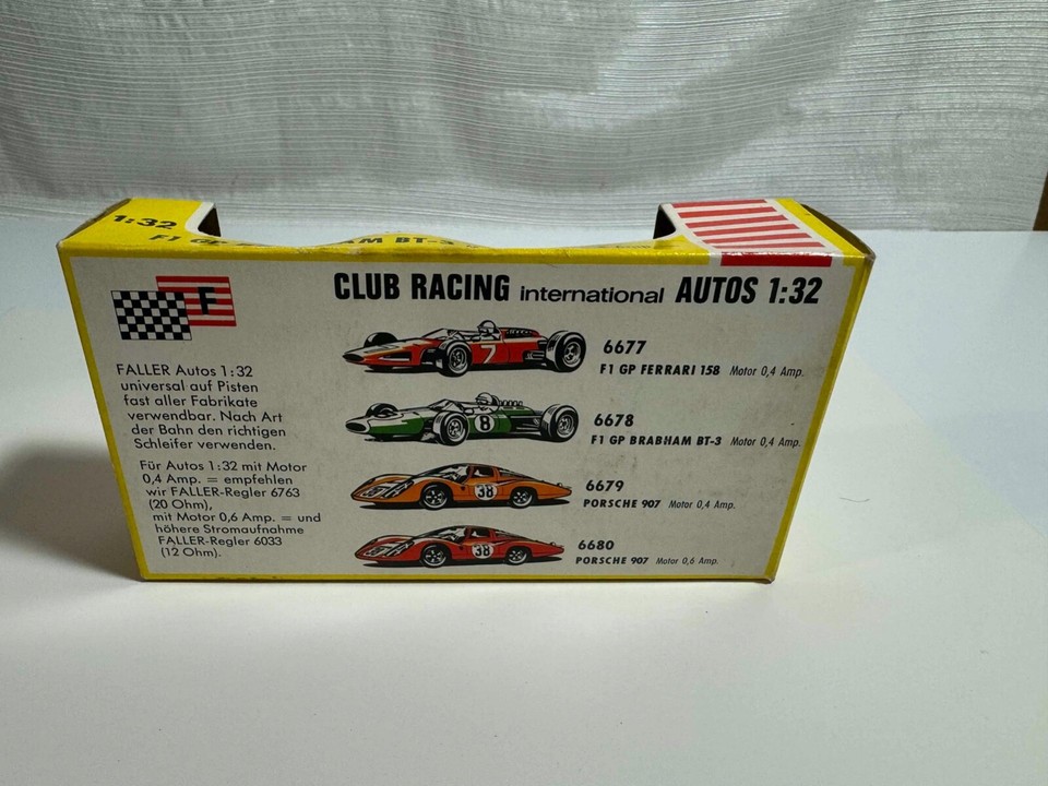 Faller F1 Brabham BT3 1/32 slot car Collectors Quality Condition with