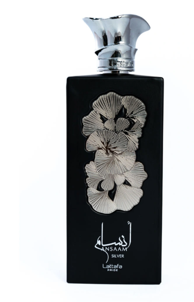 Ansaam Silver by Lattafa Pride 100ml EDP Spray - Free
