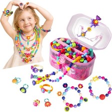 520pc Pop Beads Jewelry Making Kit Arts and Crafts for Girls Ages 3-7 FREE SHI