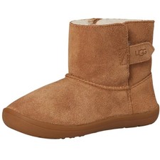 UGG Kids Keelan II Boots US 10 EU 27.5 Chestnut Brown Suede NIB