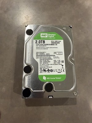 Western Digital WD Green 2TB HDD WD20EARX-00PASB0 SATA 64MB HHNCHV2CAB (WMAZA)