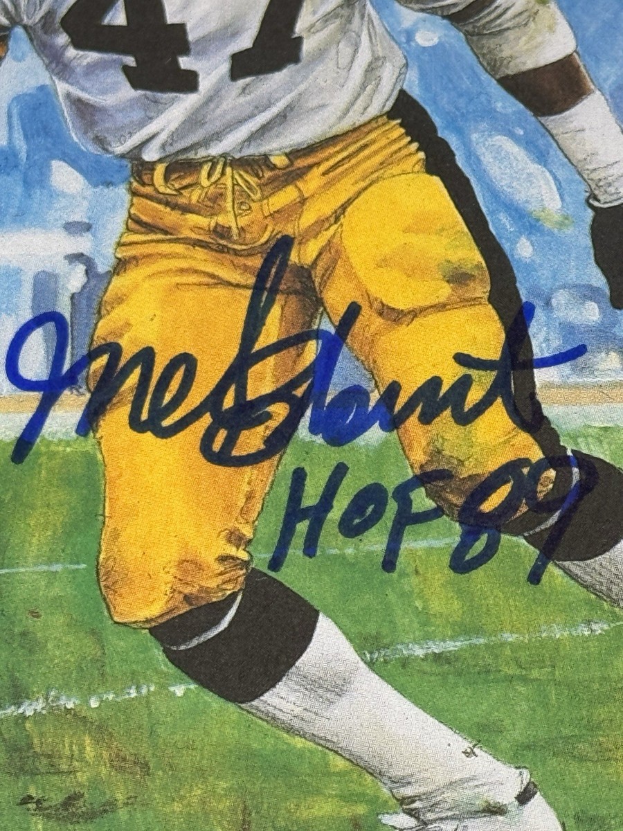 ジーダ　ルシオ　マグノアウベス　ヴァグネル　ホベルッチ　ブラジル　直筆サイン Mel Blount Goal Line Autograph Blue Ink “HOF 89” JSA CG22319 | eBay
