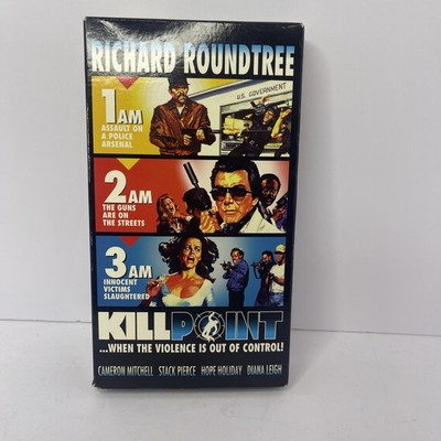 killpoint vhs rare #6379 Richard Roundtree Sterling and Gemstone Entertainment 
