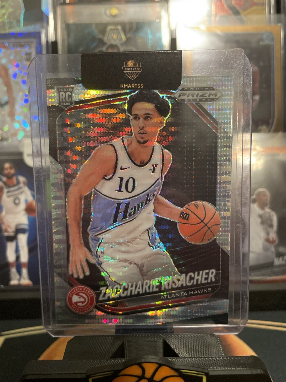 2024-25 Panini Prizm Black - Zaccharie Risacher, Zaccharie Risacher #181 Pulsar