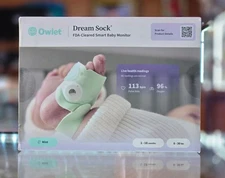 Owlet Dream Sock Smart Baby Monitor Mint BM06NMMCJ - FDA Cleared