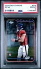 2024 Topps Chrome Bo Nix #206 Rookie PSA 8
