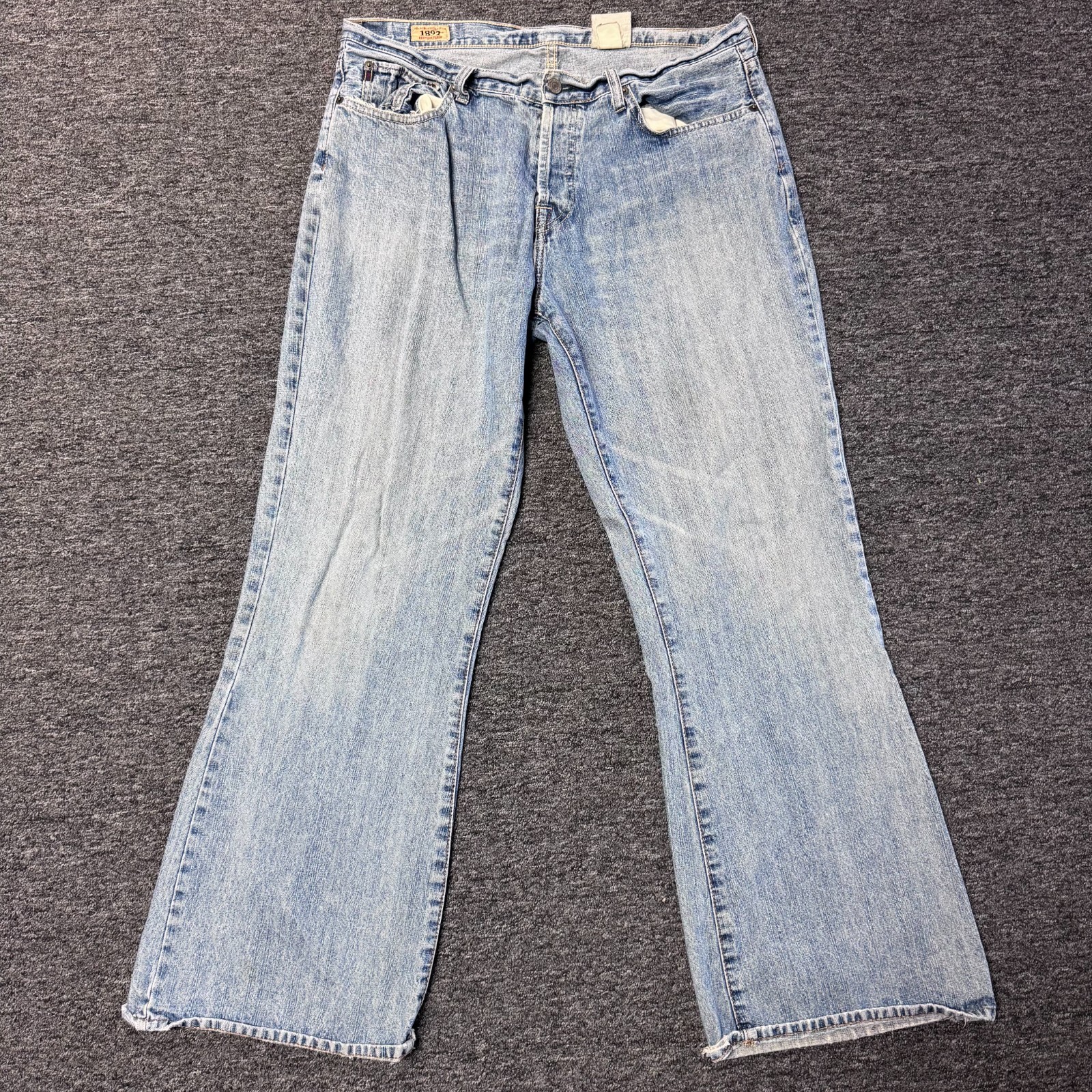 Vintage Y2K Abercrombie & Fitch 1892 Premium Straight Leg Denim Jeans Sz 36x31