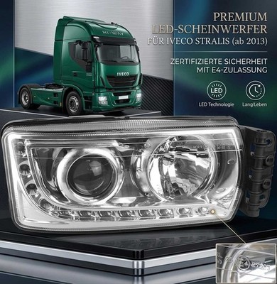 Scheinwerfer LED Rechts für Iveco Stralis ab 2013 Fernscheinwerfer E4