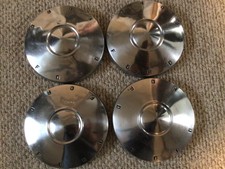 Lot Of 4 Vintage Ford Center Hub Caps 9.75 Diameter