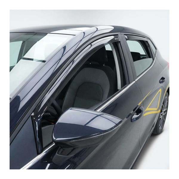 Windabweiser Regenabweiser FüR Seat Ibiza 2017-2026 Dunkel Acryl 4Tlg-image
