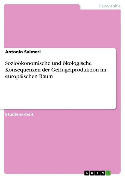 Antonio Salmeri | SozioöKonomische Und öKologische Konsequenzen Der...-image