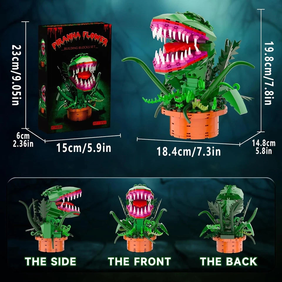 Audrey 2 Piranha Plant Building Toys Little Shop of Horrors