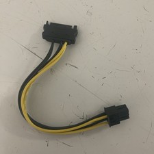 15pin SATA Power to 6pin PCIe PCI-e PCI Express Adapter Cable for Video Card