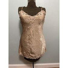 Vintage Y2K Victorias Secret gold label gold nightie size petite