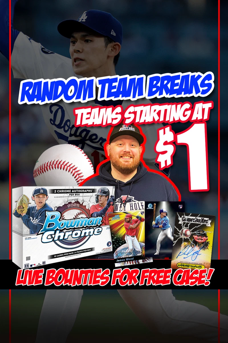 2025 Bowman Chrome Release Breaks with Chuck!! - eBay Live