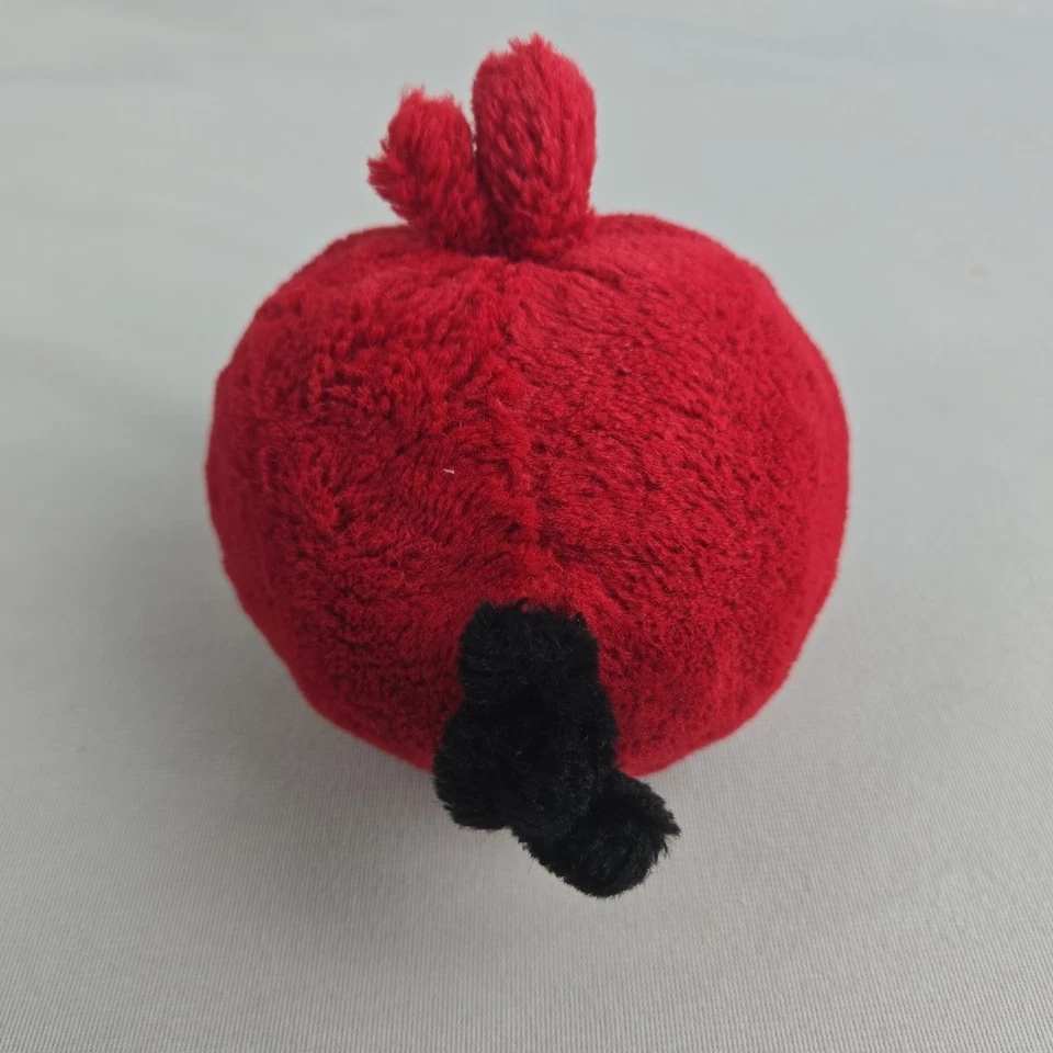 Red Angry Birds Plush Bow Tie 2011 3” Plush Commonwealth Small No Sound - Image 4 of 4