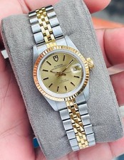  Tudor Princes Oyesterdate Champagne Dial Self Winding 25mm Ladies size