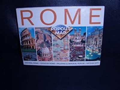 Rome Double Compass Map Hardcover Compass Staff
