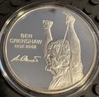 Ben Crenshaw PGA Tour Hall of Fame .999 Fine Silver Coin 1 Troy Oz Silver Round