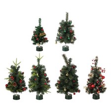 Mini Christmas Tree Ornament Christmas Decor Decorative Table Centerpiece for