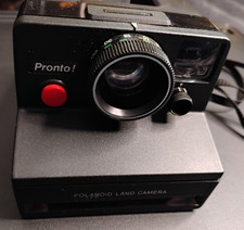 Vintage Polaroid Pronto Land Camera with Strap - Untested