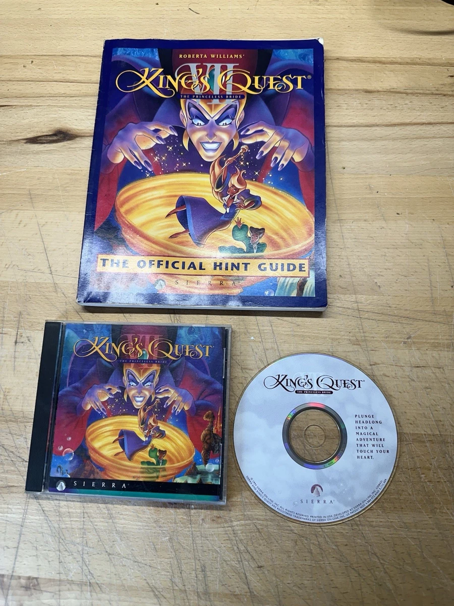 King’s Quest VII Hint Book – Guide Officiel Sierra Pour PC – 1994