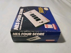 Nintendo NES Four Score Gray Multiport 4-Player Controller Adapter Box & Manual