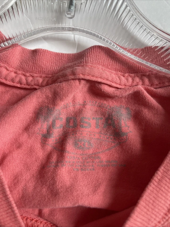 Auténtica Camiseta Costa Del Mar Manga Corta, Talla XL 100% Algodón Foto 3 de 4