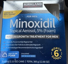 Kirkland Signature 778152 Kirkland Hair Regrowth 6 mo Supply Foam