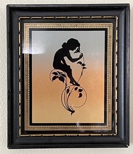 Vin Fairy Nymph Rainbow Silhouette Series of 6 K.W. Diefenbach #794 Art Nouveau