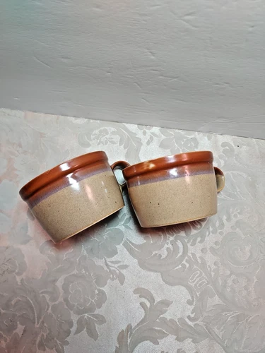 (2) Mikasa Potter's Art (Ben Seibel) Mugs / Cups Coffee, Tea Made in Japan