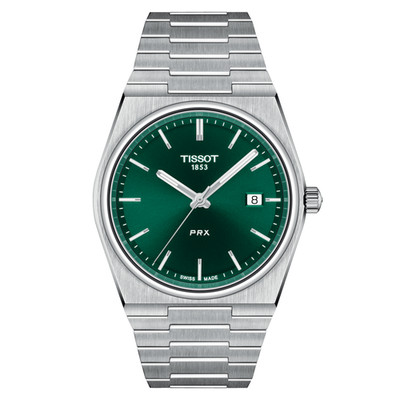 Tissot PRX 40 MM SS grünes Zifferblatt Quarzuhr T137.410.11.091.00
