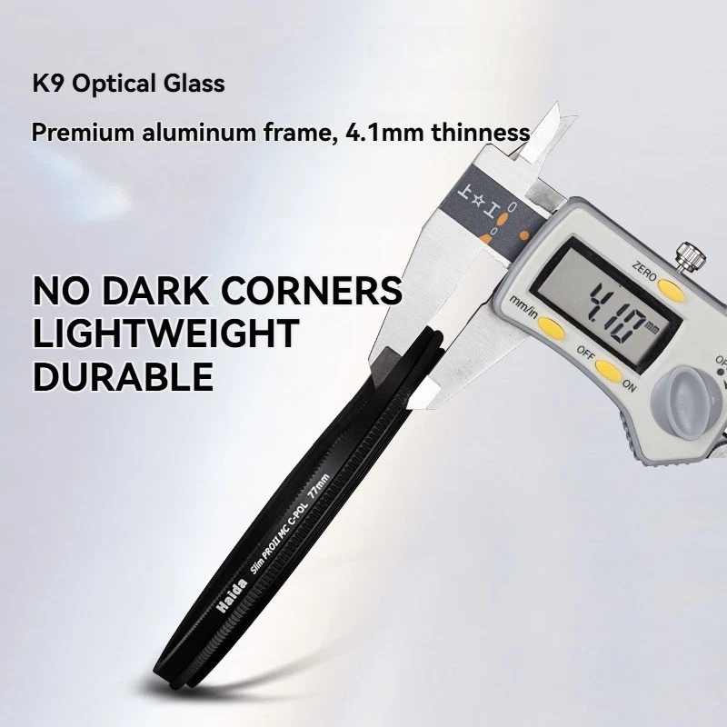 Haida CPL 46/49/52/55/58/62/67/72/77/82mm Slim PRO II MC C-POL Polarizing Filter - Image 2 of 4