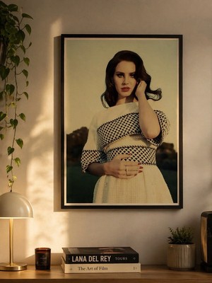 Lana Del Rey Music Star Singer Painting Print Wall Art Home Decor - POSTER