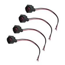 4 PCS Car Fuel Injector Connector, EV6 EV14 Standard Motor Product Socket