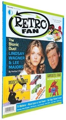 Retro Fan Magazine 33 July 2024 The Bionic Duo Modesty Blaise Hot Wheels