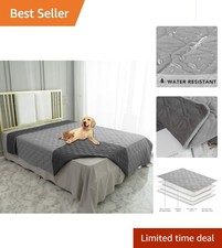 Elegant Reversible Dog Blanket Cover for Furniture - Waterproof, 66x80 Inch