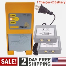 2x Battery 68300900 For HETRONIC Remote Control Hetronic UCH-2 Battery Charger A