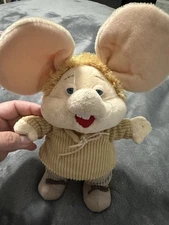 TopoGigio Maria Perego Plush Toy beige and brown- Vintage- New Without Tag