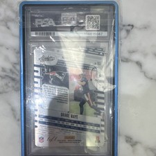 Panini Absolute Football Drake Maye Rookie Magenta Printing Plate 1/1 PSA 9 #103