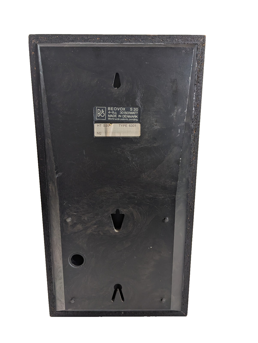 Enceintes Vintage Bang & Olufsen Beovox S30 – 2 Voies, 50W, Philips (Occasion)