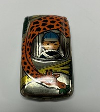 Vintage 50s Japan Tin Litho Toy Car Safari Giraffe Design w/Boy Driver