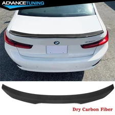 Fit 19-26 BMW G20 3 Series 21-26 G80 M3 Dry Carbon Fiber PSM Style Trunk Spoiler