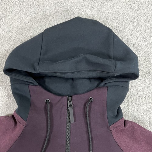 Nike Felpa con Cappuccio Uomo Media Viola Tech Fleece Felpa Pullover 1/2 Zip 884892 - Foto 4 di 14